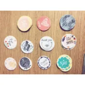 👏👏謝謝貼紙🎉🎁🎊 禮物手工果醬 餅乾 產品 日系 手做 diy 生日 感謝 分享手工 標籤貼紙 多款