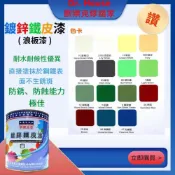(店+)明星 彩鋼漆 鍍鋅 鐵皮漆 浪板漆 彩鋼漆 鐵皮 貨櫃屋 鍍鋅材 鍍鋅鐵管 水泥地