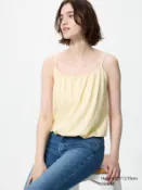 【UNIQLO】女裝 氣球抓皺細肩帶背心 487771