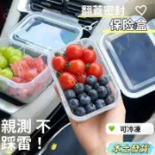 🔥本土發貨🔥便攜式食品級保鮮盒冰箱水果蔬菜收納盒大容量冷凍密封防潮整理盒 單手開蓋保鮮盒 食材保鮮 盒保鮮收納盒