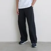 【GIORDANO 佐丹奴】男裝側邊織帶休閒長褲 Urban Outdoor系列(09 標誌黑)
