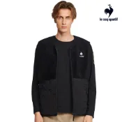 【LE COQ SPORTIF 法國公雞】休閒潮流背心-男女款-黑色-LWS63202