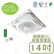 輕鋼架 循環扇🌻台製 土豆牌 14吋 DC節能循環扇 可改吸頂式【超效能】環保標章 節能標章 適用辦公室、會議廳