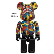 [The NIR! 精選] Be@rbrick Bape 聯名 超合金 camo shark 200% 全新無拆