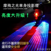 【亮度升級】機車天使之翼 摩托車電動車迎賓光毯 投影燈 bwsr 鬼火勁戰改裝踏板裝飾燈 底盤燈 車底燈 照地燈 迎賓燈