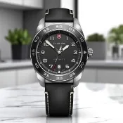 【VICTORINOX 瑞士維氏】Swiss Army 軍用風格 機械腕錶 男錶 手錶(VISA-242044)