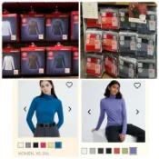 預購-日本 女生款 優衣客 Uniqlo 發熱衣-極暖1.5倍/超級暖2.25倍, 極暖 喀什米爾混紡