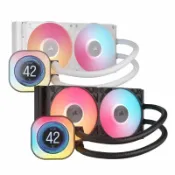 米特3C數位 CORSAIR 海盜船 iCUE LINK TITAN LCD 240 RGB CPU水冷散熱器 黑色/白色