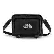 【The North Face】CITY SHOULDER BAG 日用休閒輕量隨身側背包2.5L.斜背包(8AMV-4HF 摩登黑 N)