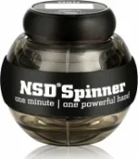及時雨 生活好物選品 NSD Spinner PB-688E SPEED X 自動旋轉啟動腕力訓練器 黑色 數位速度計款 前臂手腕握力訓練陀螺球