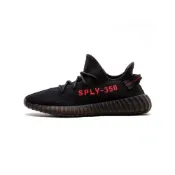 (店+)【adidas 愛迪達】CP9652-2017 adidas originals Yeezy Boost 350 V2 黑紅字 Sesame and Blue Void 運動 減震防滑耐磨 低幫 生活休閒鞋 男女同款 愛迪達女鞋 運動鞋女 女鞋 愛迪達男鞋 男運動鞋 男鞋