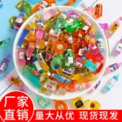 diy奶油膠小夜燈禮品擺件微縮食玩小瓶子飲料瓶混款樹脂配件批發