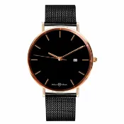 大高雄鐘錶城 Max Max MAS7019-7 時尚簡約素面-黑 42mm｜樂天領券現折★全館特惠中★指定刷卡回饋10%