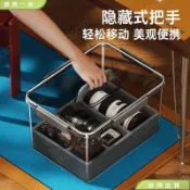 ⌛️台灣出貨 密封防潮箱鏡頭透明收納箱帶密封圈乾燥劑微單反防塵盒數碼密封箱