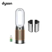 【BreezeOnline 微風精品線上】(預購11/2陸續出貨)Dyson 戴森【效率等級5】HP12 Purifier Hot+Cool De-NOx 三合一甲醛NOx偵測涼暖空氣清淨機(白金色)贈原廠濾網一組