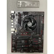 [品項優]AMD R5-1600 + Asus Prime B350 PLUS 附擋板/風扇