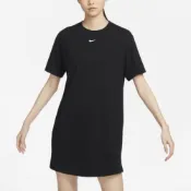 NIKE ESSNTL SS DRESS TSHRT 女生 黑色 素T 洋裝 長版 短袖上衣 DV7883-010
