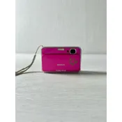Sony Cybershot DSC-T2復古CCD觸控滑蓋機桃紅