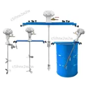 5/50/100加侖油漆膠水涂料化工鐵桶油桶氣動攪拌機小口噸桶攪拌器（不含運 8.22