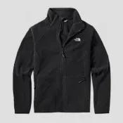 【The North Face】女款 Polartec 彈性保暖輕柔刷毛抓絨外套夾克/透氣快乾(364K-KY4 黑)