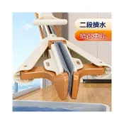(店+)樹小懶膠棉拖把家用乾溼兩用新款廁所衛生間對摺式海綿拖拖地神器