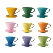 (店+)【HARIO】新色 V60彩虹磁石濾杯 01 陶瓷濾杯 咖啡濾杯 手沖咖啡 有田燒 日本製