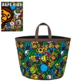 【日雜潮品】【台灣現貨】日雜誌附錄 Bape kids by a bathing ape 小猴 花色 手提袋