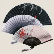 【台灣現貨⚡隔日到貨】扇子 手扇 古風 絹布 折扇古風扇子 折疊日用扇 中國風書生扇 舞蹈道具男折扇 古裝扇子 古風 折