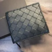 BOTTEGA VENETA 法國代購 經典編織 小羊皮 BV皮夾 短夾 【九成九新】保證正品 蘆洲可自取