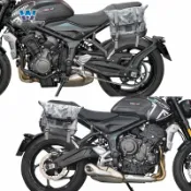 凱旋660帆布馬鞍包 適用於 凱旋 660改裝帆布馬鞍包 Trident 660 重機裝備 Triump Trident