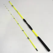 鱷魚 筏竿 8尺 硬海筏 戰鬥筏竿 泛用竿 並繼竿 萬用竿 螢光綠 直柄 釣魚竿 路亞 海釣 船釣 筏釣 釣魚