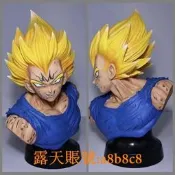 統編級賽亞 GK 魔化 貝吉塔 1:1 半身胸像 魔貝 彫像盒手辦