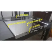 高品質精緻型流理台專用防側漏型第五代防滑型扣桌型商業型2mm厚板規格不鏽鋼揉麵墊揉麵板工作板墊台灣製造耐高溫