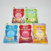 健而美生活廣場 ACE軟糖 比利時原裝進口 天然無人工色素及防腐劑 (字母、無糖、水果、酸熊、可樂) 48g/44g