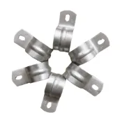 (店+)DIY合作社   鍍鋅單邊管夾 整包100個 19mm 22mm 25mm 31mm (整包)