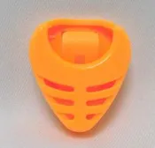 ☆陽光音樂城☆心型橙色 撥片盒 匹克盒 彈片夾 彈片盒 彈片匣 PICK夾 PICK盒