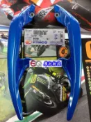 EQ摩托物流 光陽原廠精品 雷霆150 超5 G5 分離式後扶手 分離式後把手 分離式尾翼 牛角 TMAX 亮藍
