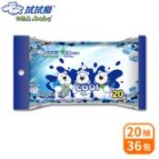 【百利市購物中心】【拭拭樂】酷爽涼感濕紙巾 20抽x36包