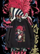 雲跡百貨 十二鬼月中鬥之鬼猗窩座周邊cos服日系動漫圓領衛衣秋冬男女外套