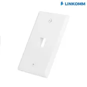 (店+)【LINKOMM】資訊面板 平面 單、雙、三孔、四孔、六孔 適用RJ45 資訊插座 RJ-11 網路面板