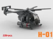 H-01 直升機 戰爭 飛機 軍事 MOC 機甲 機器人 鋼鐵人 相容 樂高 LEGO 樂拼 復仇者聯盟 積木 阿帕契