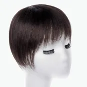 (店+)【KEDDY】頭頂補髮片-假髮-假髮片-蓋白髮-增髮量-遮禿頂-遞針透氣-真人髮絲-短款直髮-髮片頭頂-豐盈自然-真髮髮片