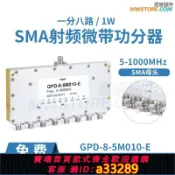 有愛屋 【可打統編 公司貨】5-1000MHz 一分八 SMA功分器，1W，GPD-8-5M010-E