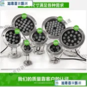 【免運下殺】LED水底燈12v低壓潛水燈噴泉水池泳池燈魚池水下戶外防水七彩射燈水底燈 防水燈