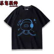 免運 斯普拉遁 splatoon 噴射戰士 噴噴 週邊T恤 痛衣 宅衣 宅t 遊戲二次元T恤 男女夏季圓領T恤上衣