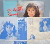 █黑膠唱片行█ 何春蘭 明年旳春天  真空的感覺(詞曲:馬兆駿) 民國73年藍白唱片發行 稀少唱片