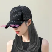 綺夢屋 假髮女短髮帽子壹體 時尚春夏遮陽韓版鴨舌帽鎖骨短髮 波波頭全頭套假髮 日常假髮 仿真假髮 全臺最大的