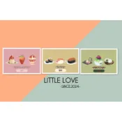 ［Little love]］手繪美食小卡片、單面卡片、感謝卡、萬用卡（2入）
