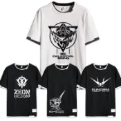 新品🔥高品質日系機動戰士高達 UC UNICORN獨角獸短袖男純棉情侶T恤休閒假兩件衣服