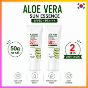 K-Beauty [2PCS] 蘆薈保濕水舒緩防曬精華 SPF50+ PA++++ 50g | 日常使用的輕盈保濕防曬霜